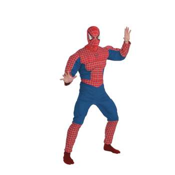 Mens Spider-Man Muscle Chest Costume - Large/X Large - Multicolored