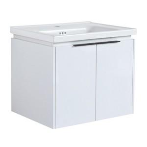 Bencmate Bathroom Storage Cabinets, Bathroom Vanity with Sink, Bathroom Sink Cabinet with Soft Close Doors and Metal Handle, Small Bathroom Vanity, - 1 of 4