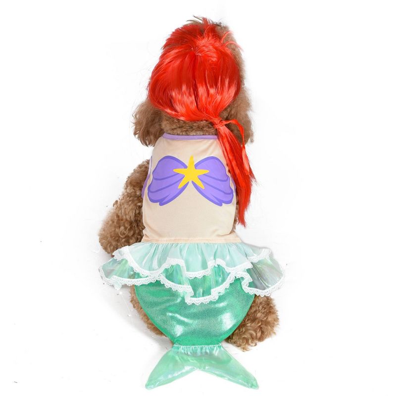 Halloween Disney Little Mermaid Dog Costume, 2 of 7
