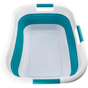 SAMMART 30L (7.9 gallon) Collapsible Plastic Laundry Basket - 1 of 4