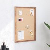 Merrick Lane Cork Display Board with Wooden Frame and Push Pins - 2 of 4