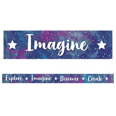 Carson Dellosa Education Galaxy Straight Border, 36 Feet (Pack of 6)