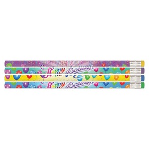 Musgrave Pencil Company Happy Birthday Rainbow Pencil, 12 Per Pack, 12 Packs - 1 of 4
