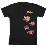 Bioworld Kirby in Different Abilities Youth Black Graphic Tee