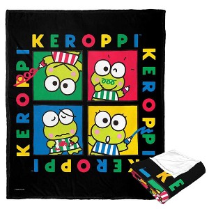 Sanrio Keroppi Painting Keroppi Silk Touch Throw Blanket 50x60 Inches - 1 of 4