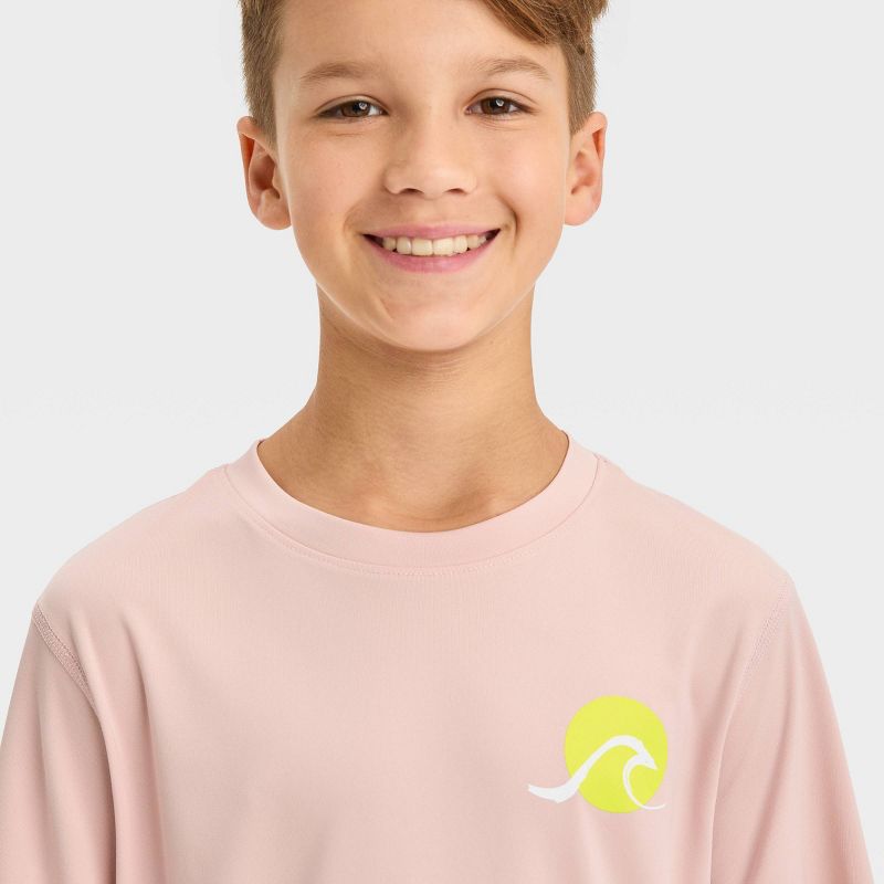 Boys&#39; Short Sleeve &#39;Freestyle&#34; Graphic T-Shirt - All In Motion™ Pink, 3 of 5