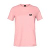 Dalix Butterfly Embroidered Cotton Relaxed Fit Short Sleeve Crewneck Tee Shirt Women - 3 of 4