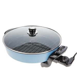Curtis Stone Dura-Pan 14" Electric Skillet with Removable Divider 753-842 Manufacturer Refurbished - 1 of 4