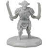 Fantasy Goblin Mini Figures 8 Unpainted Unique Designs 1" Hex-Sized, DND Dungeons Dragons, Pathfinder & Tabletop RPGs Games Realistic for Campaign - 4 of 4