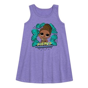 - LOL Surprise! - Fierce Doll Graphic Sleeveless Aline Dress - 1 of 3