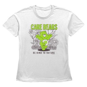 Women's Care Bears Be Kind to Nature Good Luck Bear T-Shirt - 1 of 3