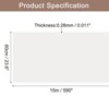 Unique Bargains Wallpaper, Peel and Stick Wallpaper Contact Paper Solid Color Vinyl Self-Adhesive Wall Paper Decorative Khaki Grey 590" x 23.6" - 2 of 4