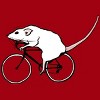 Men's Design By Humans Cycling Rat By TeaandInk T-Shirt - 2 of 4