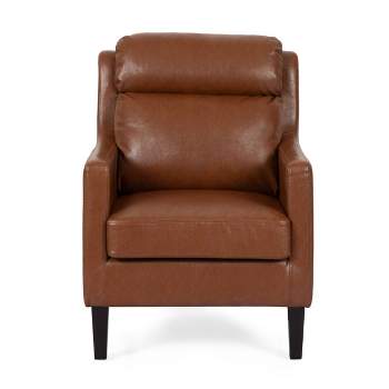 Bucklin Contemporary Pillow Tufted Club Chair - Christopher Knight Home