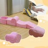Hooseng Kids Couch, 5-in 1 Modular Sectional Toddler Playing Sofa, Multi-Combination Glow-in-The-Dark Climbing Blocks Toys - 4 of 4