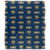 University Of Northern Colorado Logo Pattern Silky 50x60 Blanket, 1 Sided - 2 of 4