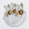 Big Dot of Happiness Tropical Luau - Hawaiian Beach Party Paper Napkin Holder - Napkin Rings - Set of 24 - 3 of 4