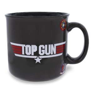 Silver Buffalo Top Gun: Maverick Ceramic Camper Mug | Holds 20 Ounces - 1 of 4