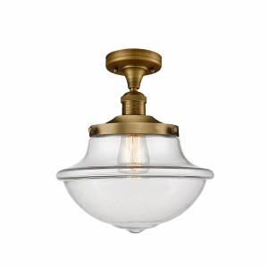 Oxford - 1 Light Semi-Flush Mount In Traditional Style-13.5 Inches Tall and 11.75 Inches Wide - 1 of 1