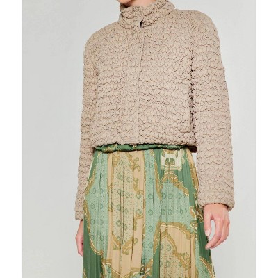 Women's Long Sleeve Quilted Puffed Jacket - current air