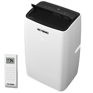 Heynemo 14,000 BTU 3-in-1 Portable Air Conditioner with Heat, Dehumidifier & Fan, Smart WiFi Control, Quiet AC for Bedroom, Office, White - 1 of 4