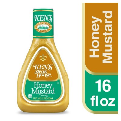Ken's Steak House Honey Mustard Dressing 16 oz, Pack of 4