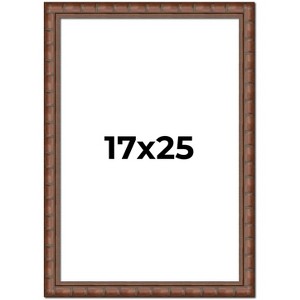 PosterPalooza | 17x25 Modern Bamboo Picture Frame, UV Acrylic, 5 Finishes - 1 of 4