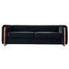 NicBex Couches for Living Room 84.25inch Cloud Couch Contemporary Velvet Upholstered 2 Seater Sofa Couch with Polished Gold Stainless Steel Legs - 4 of 4