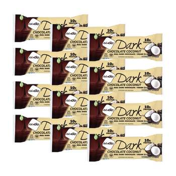 Nugo Dark Chocolate Coconut Bar - Case of 12/1.76 oz
