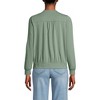 Lands' End Women's Long Sleeve Lightweight Jersey Surplice Blouse - 2 of 3