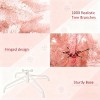 TopComfy Christmas Tree Stands Artificial Christmas Tree with Realistic Branches Christmas Interior Decor for Living Room, Pink, 41.37"*9.46"*10.24" - 3 of 4