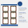 Avery Labels, 3" x 3", Gold-Red-Green Plaid, Matte, 60ct - 3 of 4