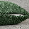 Ink+Ivy 26"x26" Oversized Bree Knit Euro Square Throw Pillow Cover Green: Acrylic, Machine Washable, Hidden Zipper - 3 of 4