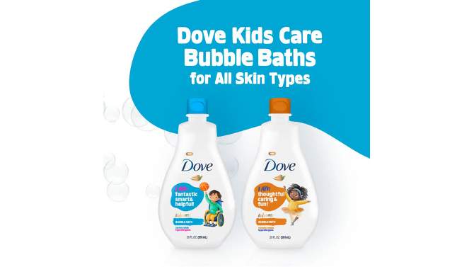 Dove Beauty Kids Care Hypoallergenic Bubble Bath Coconut Cookie - 20 fl oz, 2 of 9, play video