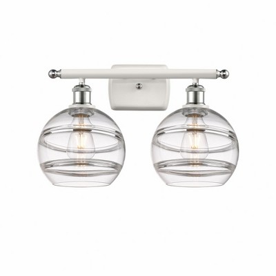 Rochester - 2 Light Bath Vanity In Industrial Style-10.88 Inches Tall and 18 Inches Wide