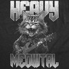 Mens Funny T Shirts Heavy Meowtal Sarcastic Kitten Graphic Novelty Metal Music Tee For Men - Crazy Dog Men's T Shirt - 2 of 4