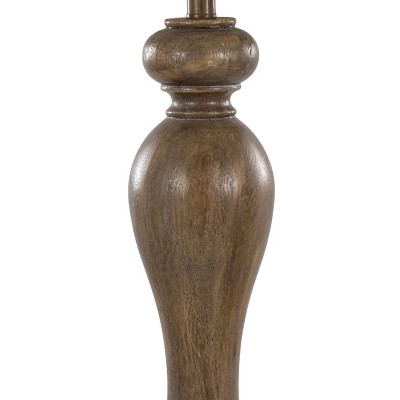 Peppa 31" White Polyresin Table Lamp Set with Linen Shade