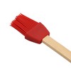 Unique Bargains Basting Brush 28g Wooden Handle Baking Brush Dishwasher Safe Silicone 9.25"x1.5" 1Pcs - 4 of 4