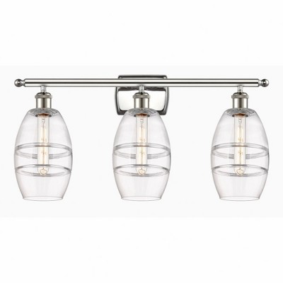 Vaz - 3 Light Bath Vanity In Industrial Style-9.13 Inches Tall and 25.88 Inches Wide