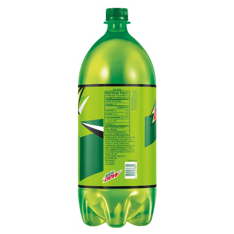 Mountain Dew Citrus Flavored Soda - 2L Bottle, 4 of 5