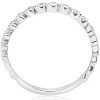 Pompeii3 Stackable Diamond Wedding Ring 14k White Gold - 2 of 4