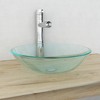 vidaXL Basin Round Wash Vanity Sink Small Countertop Basin Tempered Glass - 2 of 4