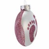 Craftoutlet.Com 3.5 Inch Baby Girl's Glittered Feet Ornament Christmas Tree Ornament , Baby Girl Feet (1PC) - 4 of 4