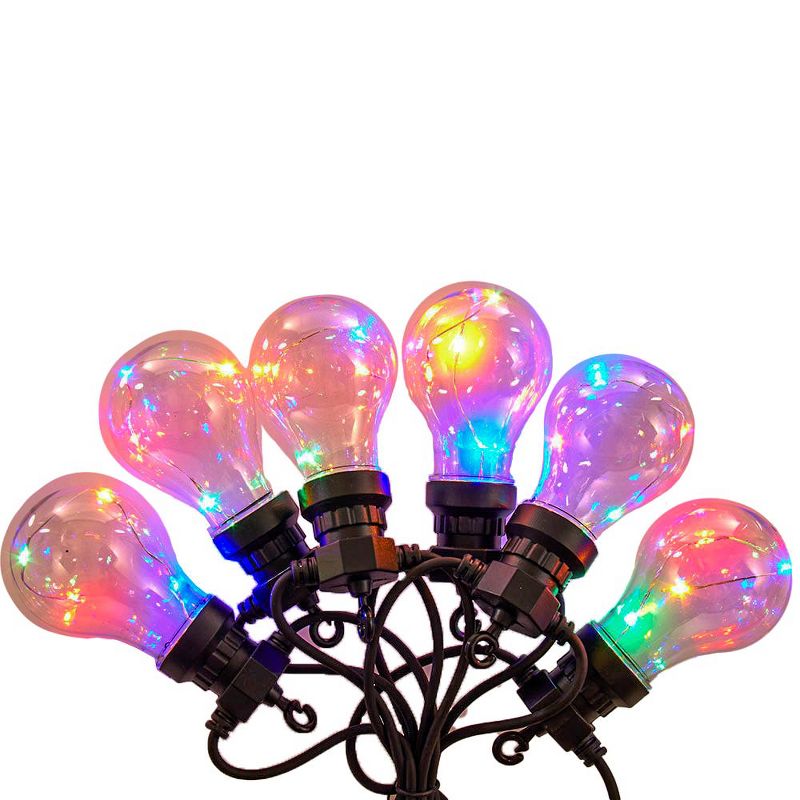 Kurt Adler 40-Light Edison Bulb Set with Multi-Colored Fairy Lights, 1 of 7