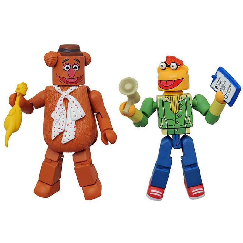 Diamond Comic Distributors, Inc. Muppets Minimates Series 1 2-Pack: Fozzie Bear & Scooter, 1 of 2