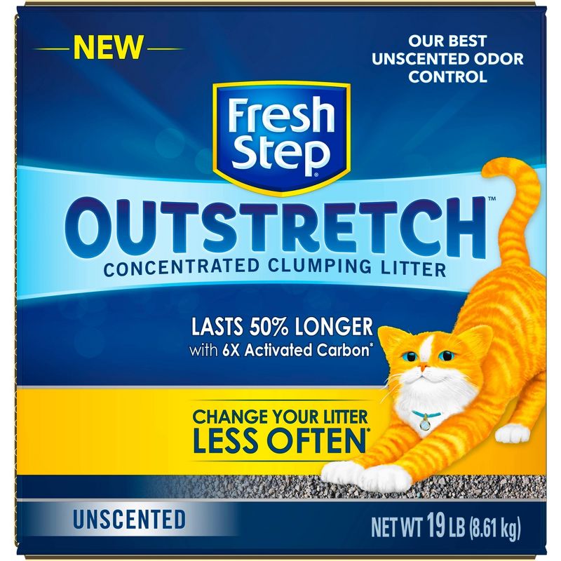Fresh Step Outstretch Unscented Cat Litter - 19lbs, 5 of 11