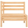 vidaXL 3 Piece Patio Lounge Set Solid Wood Pine - 4 of 4
