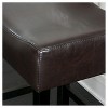 Set of 2 Portman Barstool - Christopher Knight Home: Upholstered, Rubberwood Frame, 30" Height - 3 of 4