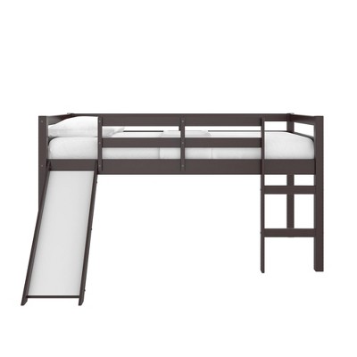DHP Milton Kids Junior Loft Bed with Slide