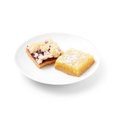 Raspberry &#38; Lemon Dessert Bars - 17.25oz/12ct - Favorite Day&#8482;